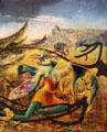 Arizona Nightingale painting by Max Ernst at University of Arizona Museum of Art. Tucson, AZ.