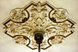 Ceiling plasterwork in California Governor's Mansion. Sacramento, CA.