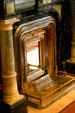 Fireplace in California Governor's Mansion. Sacramento, CA.