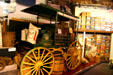 Wells Fargo Express cargo wagon at Gold Rush History Center. Sacramento, CA.