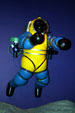 Tech Museum of Innovation undersea diving suit. San Jose, CA.