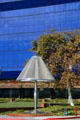 Giant table lamp sculpture outside Pacific Design Center. Hollywood, CA.