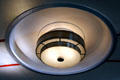 Art Deco light fixture on Promenade Deck of Queen Mary. Long Beach, CA.