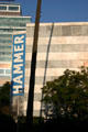 Armand Hammer Museum of Art & Culture of striped Carrara marble. Los Angeles, CA