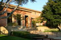 Entrance of UCLA School of Law. Los Angeles, CA.