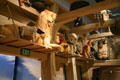 Animals line Noah's Ark at Skirball Cultural Center. Los Angeles, CA.