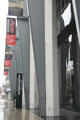 Pillars on facade of Petersen Automotive Museum. Los Angeles, CA.