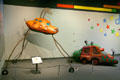 Mockups of cars as drawn by children at Petersen Automotive Museum. Los Angeles, CA.