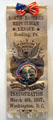 Inauguration ribbon for William McKinley in private collection. CA.