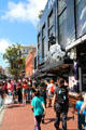 Streetscape of Gaslamp Quarter during Comic-Con International. San Diego, CA.