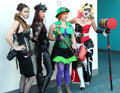 Visitors in costume at Comic-Con International. San Diego, CA.