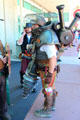 Visitors in costume at Comic-Con International. San Diego, CA.