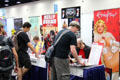 Comic artists meet the public & show their art at Comic-Con International. San Diego, CA.