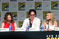 Kristen Connolly, Billy Burke & Nora Arnezeder of "Zoo" at Comic-Con International. San Diego, CA.