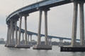 Curve of Coronado Bridge. San Diego, CA.