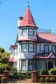 Queen Anne tower of Livingston-Mortensen Residence. Coronado, CA.