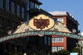 Gaslamp Quarter sign for Historic Heart of San Diego. San Diego, CA.