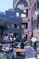 Horton Plaza open air shopping mall delivers a variety of visual details. San Diego, CA.