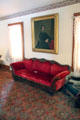 Painting & sofa at Davis House Museum. San Diego, CA.