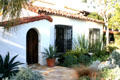 Mission revival house. Rancho Santa Fe, CA.