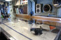 Navigation workstation on bridge of Midway aircraft carrier. San Diego, CA.