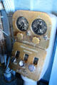 Engine Orders Transmitter on bridge of Midway aircraft carrier. San Diego, CA.
