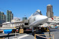 North American Aviation RA-5 Vigilante reconnaissance jet aboard Midway carrier museum. San Diego, CA.