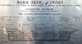 Star of India merchantman deck plan graphic at Maritime Museum. San Diego, CA.