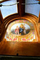 Star of India skylight & allegorical painting at Maritime Museum. San Diego, CA.