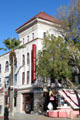 Loring Building originally Richardsonian Romanesque was remodeled to Spanish Colonial Revival. Riverside, CA.
