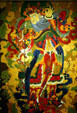 Korea: Hanging scroll of Guardian King of the West by Jae-u in Asian Art Museum. San Francisco, CA.