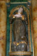 San Francisco Solano, a 16th c missionary to Peru, from right side altar of Mission Dolores. San Francisco, CA.