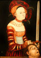 Judith with Head of Holofernes painting attrib. Hans Cranach at Legion of Honor Museum. San Francisco, CA.
