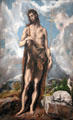 St John the Baptist painting by El Greco at Legion of Honor Museum. San Francisco, CA.