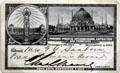 Panama-Pacific International Exposition admission ticket shows Star Maiden & Palace of Horticulture at California Historical Society. San Francisco, CA.