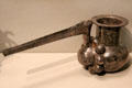 Silver long-spouted jar from Iran at Asian Art Museum. San Francisco, CA.