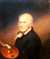Self-portrait by Charles Willson Peale at de Young Museum. San Francisco, CA.