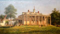 View of Mount Vernon painting by Ferdinand Richardt at de Young Museum. San Francisco, CA.