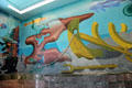 WPA mural with sea theme at National Maritime Museum. San Francisco, CA.