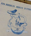 60th Anniversary sign for Pan Am China Clipper ships beside Alameda Naval Air Museum. Alameda, CA.