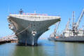 Bow of USS Hornet CV-12. Alameda, CA.