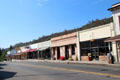 Streetscape of downtown Mariposa. Mariposa, CA.