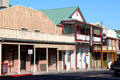 Yosemite House on Washington St. first occupied by Fred Freund a cabinet maker, upholsterer & undertaker. Sonora, CA.