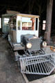 White rail bus at Railtown 1897 State Historic Park. Jamestown, CA.