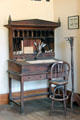 Antique clerk's desk plus rotating stool & hatrack in Wells Fargo & Co's Express office at Columbia State Historic Park. Columbia, CA.