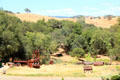 Scenic landscape above Angels Camp Museum. Angels Camp, CA.