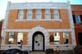 Facade of Calaveras County Downtown Museum building. San Andreas, CA.