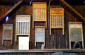 Washing board display at Red Barn Museum. San Andreas, CA.
