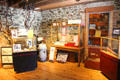 Main floor exhibit room at Fountain & Tallman Museum. Placerville, CA.