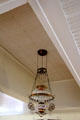 Hanging oil lamp at Fountain & Tallman Museum. Placerville, CA.